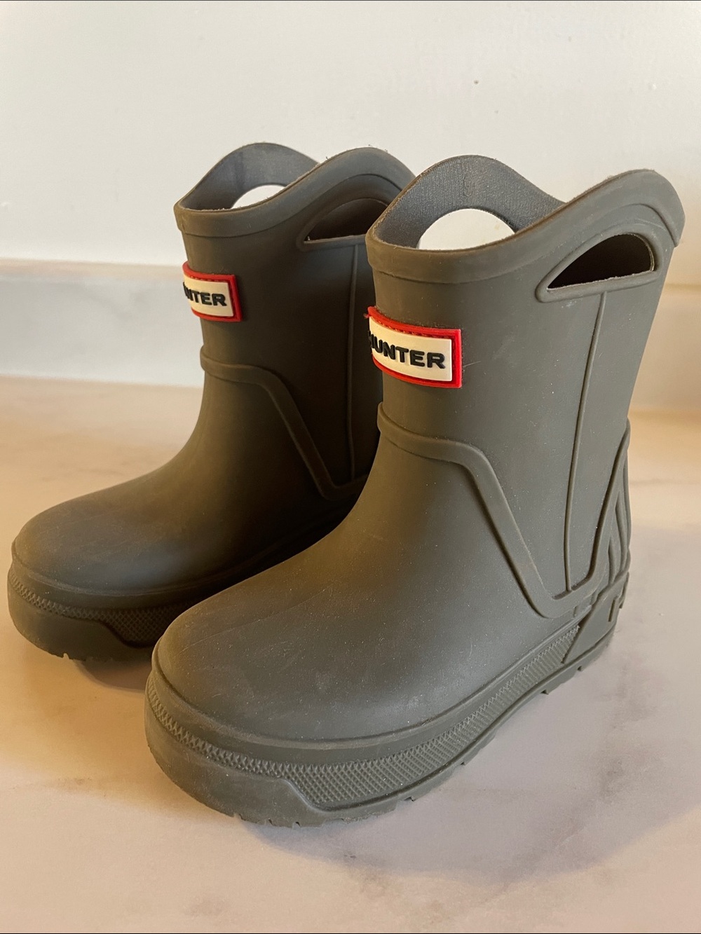 Hunter Kids Georgery dark green Size 9